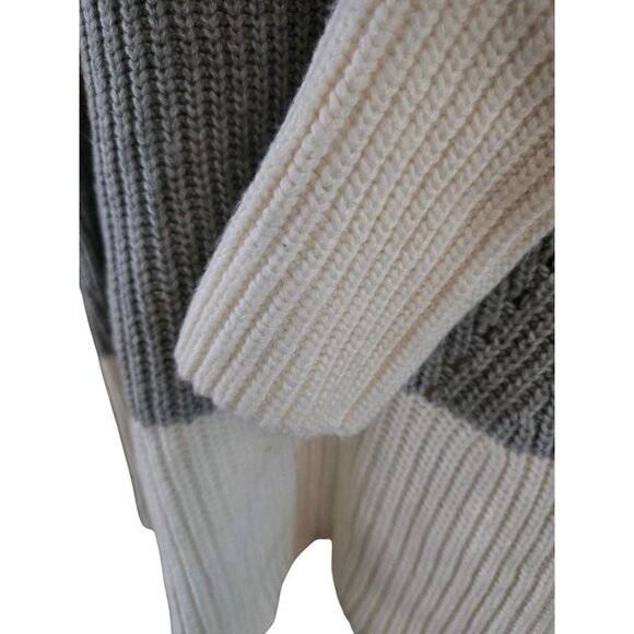 Lucky Brand Womens Colorblock Sweater cottagecore warm soft - Picture 4 of 9